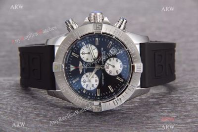 Breitling COLT Replica Watch SS Black Rubber Strap